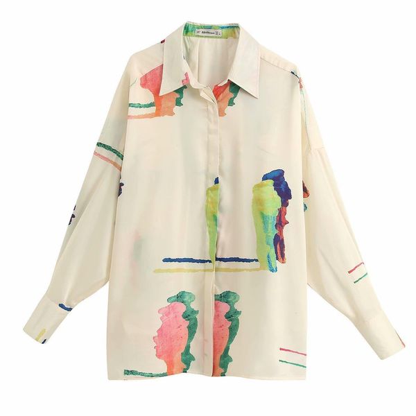 2021 new spring summer european printed large size loose fit female shirt za vadiming sheining women shirt bgb2125, White
2021 new spring summer european printed large size loose fit female shirt za vadiming sheining women shirt bgb2125, White
