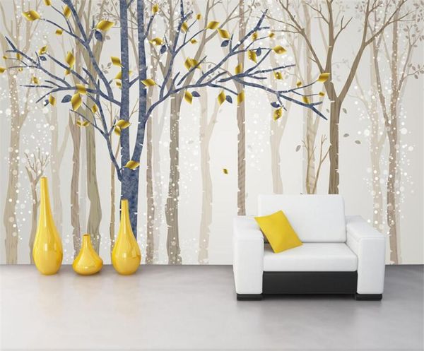 custom home decoration 3d wallpaper nordic hand-painted forest bedroom tv background wall 3d wallpaper papier peint
custom home decoration 3d wallpaper nordic hand-painted forest bedroom tv background wall 3d wallpaper papier peint