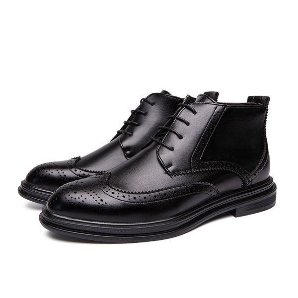 men boots brand new men ankle boots quality leather mens dress shoes lace-up oxford formal shoes wedding shoes 38-46 yuidress, Black
men boots brand new men ankle boots quality leather mens dress shoes lace-up oxford formal shoes wedding shoes 38-46 yuidress, Black
