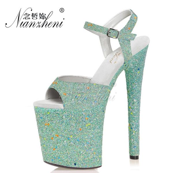 sandals fetish luminous bling platform fashion 20cm super high heeled shoes 8 inches party dress props nightclub women's, Black
sandals fetish luminous bling platform fashion 20cm super high heeled shoes 8 inches party dress props nightclub women's, Black