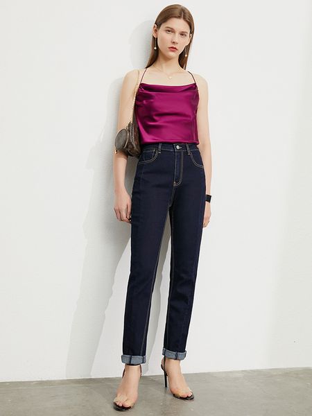 women's jeans calça jeans feminina reta, nova moda de verão com retalhos para mulheres, 12170237 lwzu, Blue 
women's jeans calça jeans feminina reta, nova moda de verão com retalhos para mulheres, 12170237 lwzu, Blue