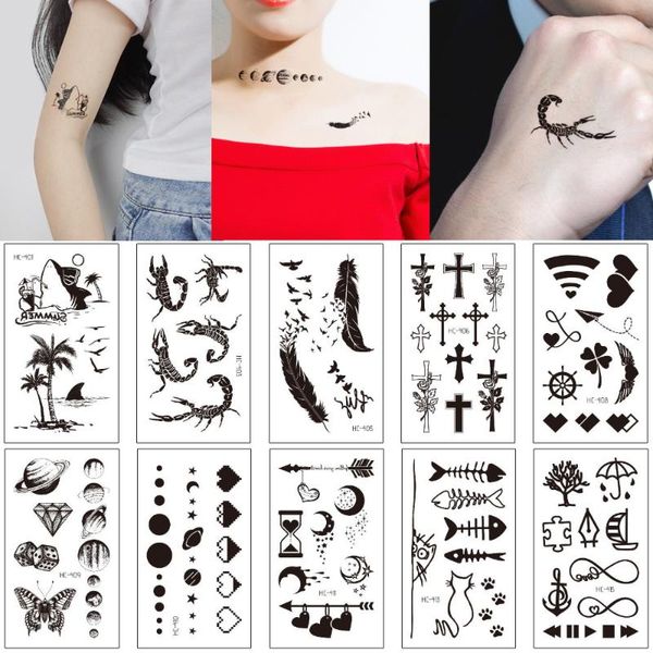 temporary tattoos small black tattoo sticker fake bear feather flower cross cat bowknot design for kid woman man body art
temporary tattoos small black tattoo sticker fake bear feather flower cross cat bowknot design for kid woman man body art