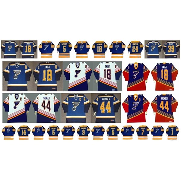 goodjjob Vintage St. Louis Blues Jersey 44 Chris Pronger 18 DOUG GILMOUR 24 BERNIE FEDERKO 39 DOUG WEIGHT 18 Tony Twist 7 KEITH TKACHUK Retro Hockey, Colour 1
goodjjob Vintage St. Louis Blues Jersey 44 Chris Pronger 18 DOUG GILMOUR 24 BERNIE FEDERKO 39 DOUG WEIGHT 18 Tony Twist 7 KEITH TKACHUK Retro Hockey, Colour 1