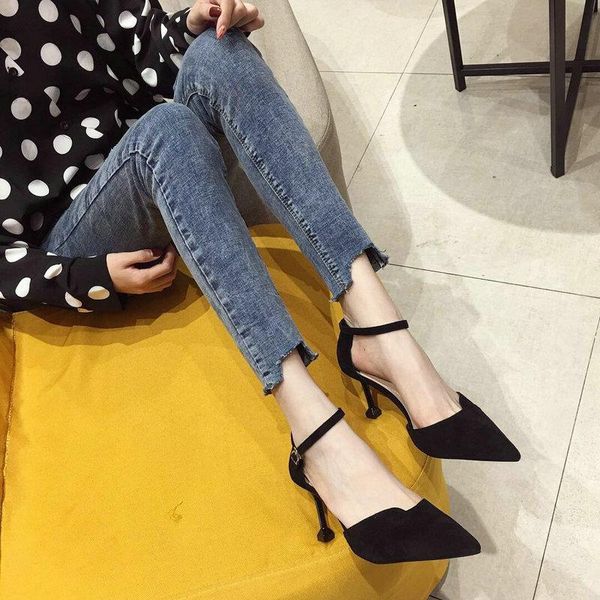 dress shoes women sandals thin heel high heels party nightclub wedding comfortable point toes pumps 7.5cm b11-28, Black
dress shoes women sandals thin heel high heels party nightclub wedding comfortable point toes pumps 7.5cm b11-28, Black