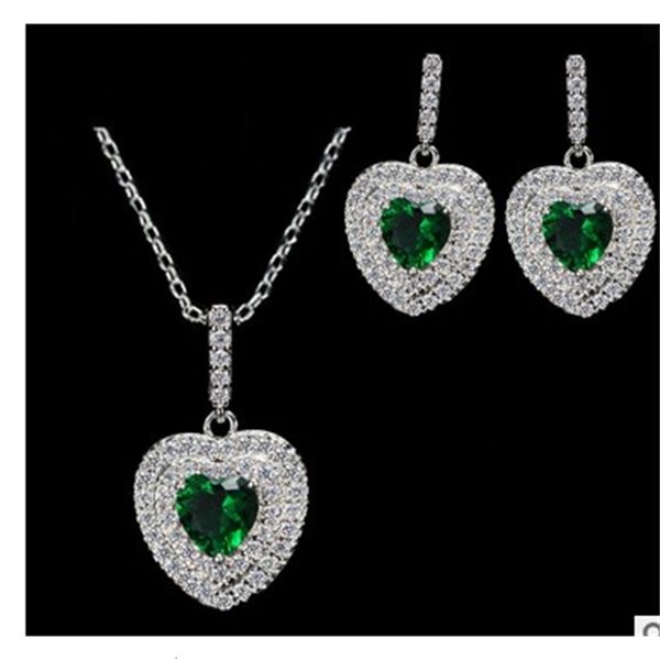wonderful more oclor diamond heart diamond crystal stone bride wedding jewelry set necklace earings (31)wxcs, Silver
wonderful more oclor diamond heart diamond crystal stone bride wedding jewelry set necklace earings (31)wxcs, Silver
