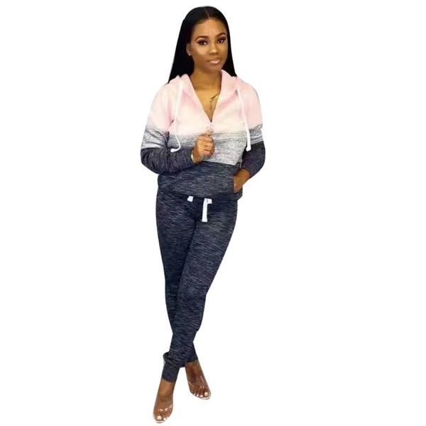 women's two piece pants temperament trend plus size color matching hooded zipper sweater suit pencil suitable for fitness sportswear, White
women's two piece pants temperament trend plus size color matching hooded zipper sweater suit pencil suitable for fitness sportswear, White