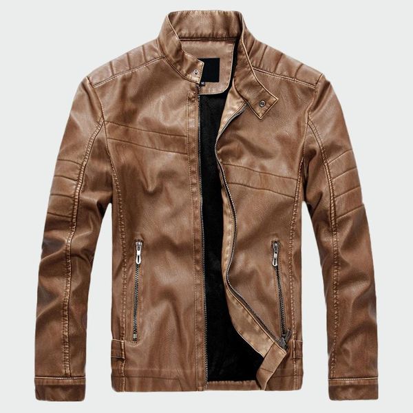 men's fur & faux leather jackets autumn winter plus velvet thick warm pu coats male biker motorcycle slim jacket mens brand m-2xl ml035, Black
men's fur & faux leather jackets autumn winter plus velvet thick warm pu coats male biker motorcycle slim jacket mens brand m-2xl ml035, Black