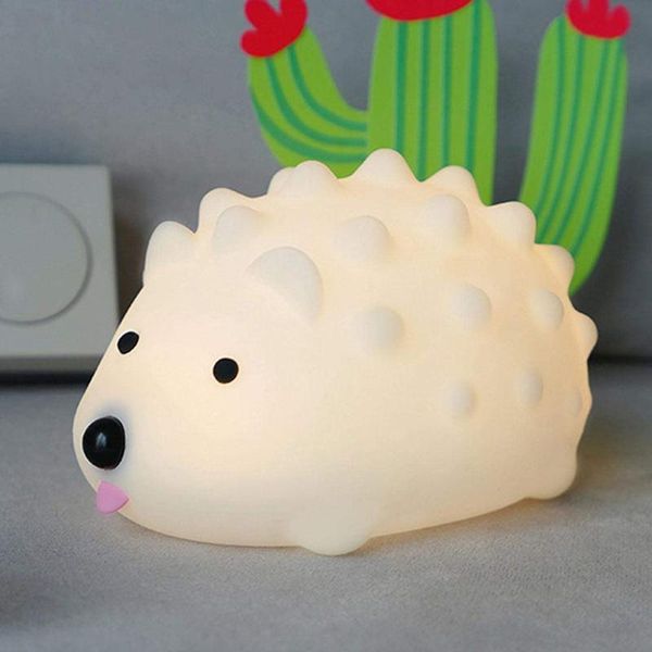 night lights lovely hedgehog light led rechargeable table lamp cute cartoon children bedroom silicone warm white change
night lights lovely hedgehog light led rechargeable table lamp cute cartoon children bedroom silicone warm white change