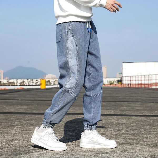 men's jeans cotton -8xl plus casual pants fashion street wear loose hip hop denim youth sports male, Blue
men's jeans cotton -8xl plus casual pants fashion street wear loose hip hop denim youth sports male, Blue