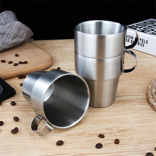 mugs 1 set coffee mug dual layer heat resistant stainless steel stackable insulated with handle drinkware for home
mugs 1 set coffee mug dual layer heat resistant stainless steel stackable insulated with handle drinkware for home