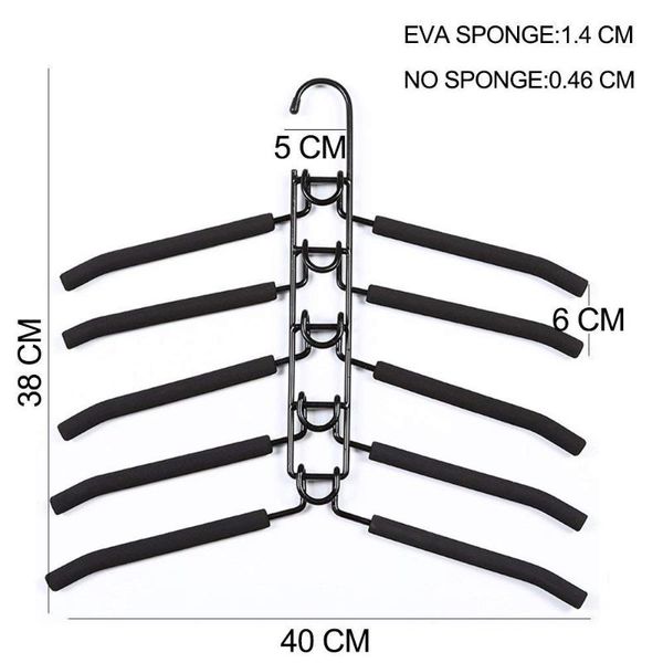 5-layer multi-function one-piece clothes hanger hanger household hanging storage holder non-slip non-trace clothes rack
5-layer multi-function one-piece clothes hanger hanger household hanging storage holder non-slip non-trace clothes rack
