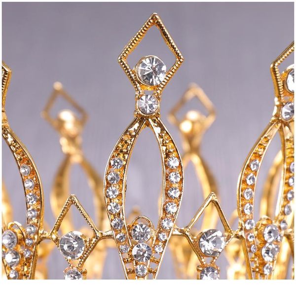 trendy gold round crystal crown wedding tiara crown bride hair accessories crown party headdress wedding hair accessori jllcej, Silver
trendy gold round crystal crown wedding tiara crown bride hair accessories crown party headdress wedding hair accessori jllcej, Silver