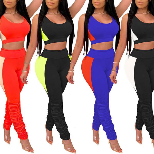 2021 new summer 2 set crop elastic two piece striped pants women sportwear ladies tracksuit female matching sets 9jng, White
2021 new summer 2 set crop elastic two piece striped pants women sportwear ladies tracksuit female matching sets 9jng, White