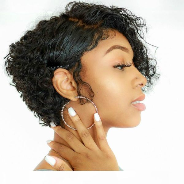 180% pixie cut bob wig curly human hair wigs for black women short human hair lace wigs pre plucked 4x4 lace closure wig remy m, Black;brown
180% pixie cut bob wig curly human hair wigs for black women short human hair lace wigs pre plucked 4x4 lace closure wig remy m, Black;brown