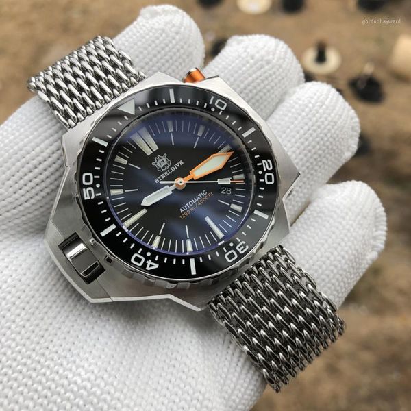 arrival factory price steeldive sd1969 1200m water resistant nh35 automatic bi-direction bezel dive watch wristwatches, Slivery;brown
arrival factory price steeldive sd1969 1200m water resistant nh35 automatic bi-direction bezel dive watch wristwatches, Slivery;brown