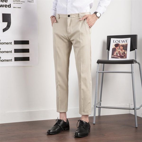 men's pants everyday fashion pure color casual straight slightly stretch 2021, Black
men's pants everyday fashion pure color casual straight slightly stretch 2021, Black