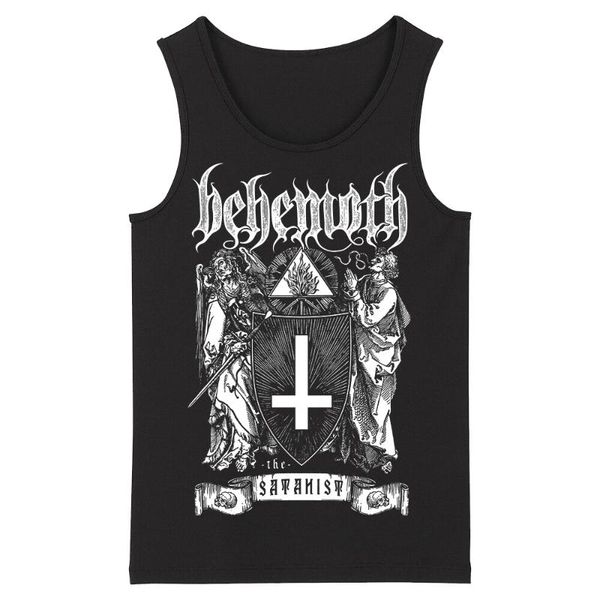 men' tank bloodhoof behemoth grindcore alternative metal deathcore fashion asian size, White;black
men' tank bloodhoof behemoth grindcore alternative metal deathcore fashion asian size, White;black