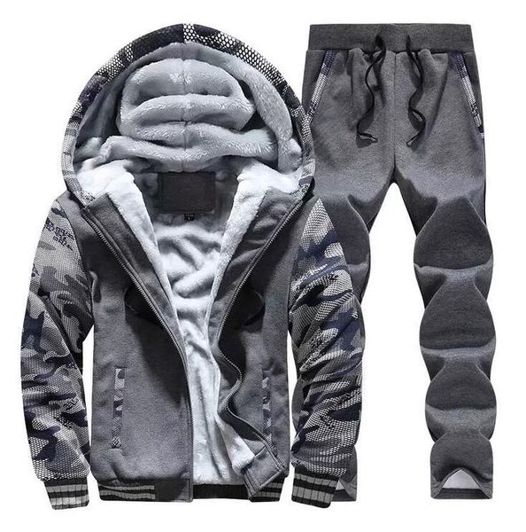 new winter tracksuits men set thick fleece hoodies+pants suit zipper hooded sweatshirt sportswear set male hoodie sporting suits, Gray
new winter tracksuits men set thick fleece hoodies+pants suit zipper hooded sweatshirt sportswear set male hoodie sporting suits, Gray