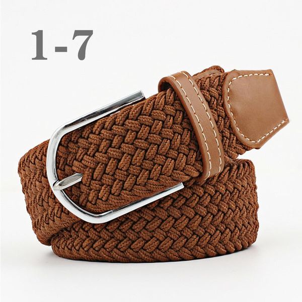 fashion woven canvas waist belt solid & multicolors elastic pin buckle belts for men and women harajuku cinturon mujer, Black;brown
fashion woven canvas waist belt solid & multicolors elastic pin buckle belts for men and women harajuku cinturon mujer, Black;brown