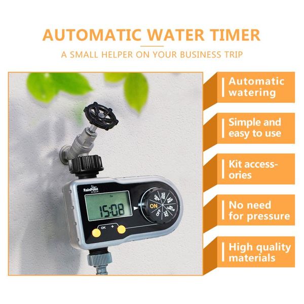 new irrigation water timer controller garden electronic programmable automatic watering timer to hose with lcd display
new irrigation water timer controller garden electronic programmable automatic watering timer to hose with lcd display
