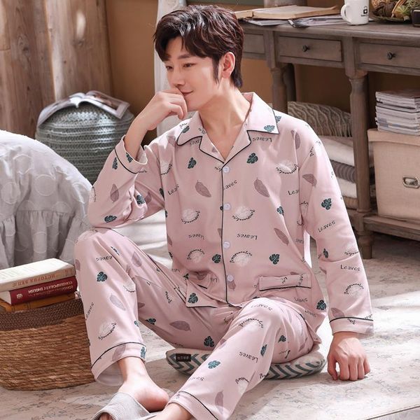 men's sleepwear pajama sets autumn winter man pajamas set simple long sleeve cotton for men pant leisure outwear 888, Black;brown
men's sleepwear pajama sets autumn winter man pajamas set simple long sleeve cotton for men pant leisure outwear 888, Black;brown