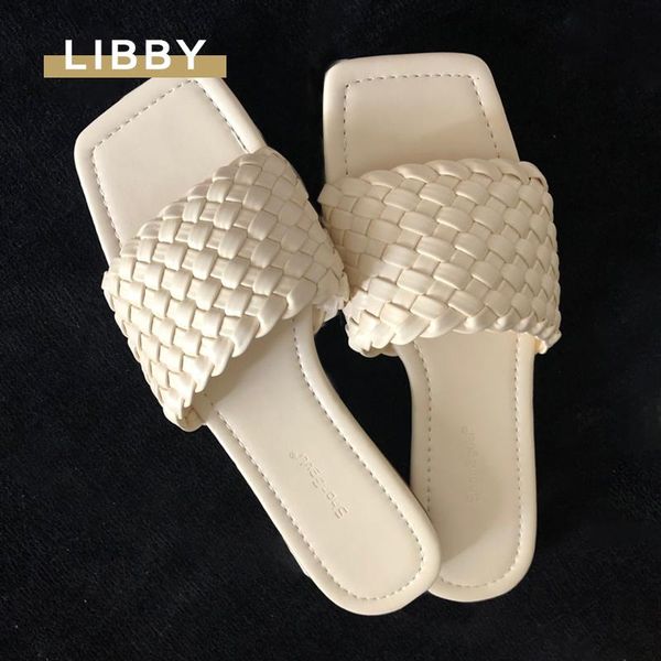 slippers fashion beige leather weaving beach women summer 2021 comfort soft flat with sandals woman square toe flip flops mujer, Black
slippers fashion beige leather weaving beach women summer 2021 comfort soft flat with sandals woman square toe flip flops mujer, Black