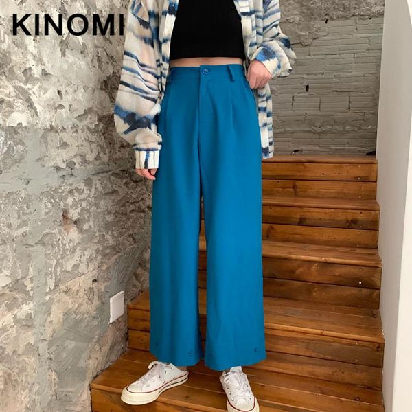 women's pants & capris kinomi autumn fashion suit wide-legged high waist loose korean style casual long trouser with pocket office lady, Black;white
women's pants & capris kinomi autumn fashion suit wide-legged high waist loose korean style casual long trouser with pocket office lady, Black;white