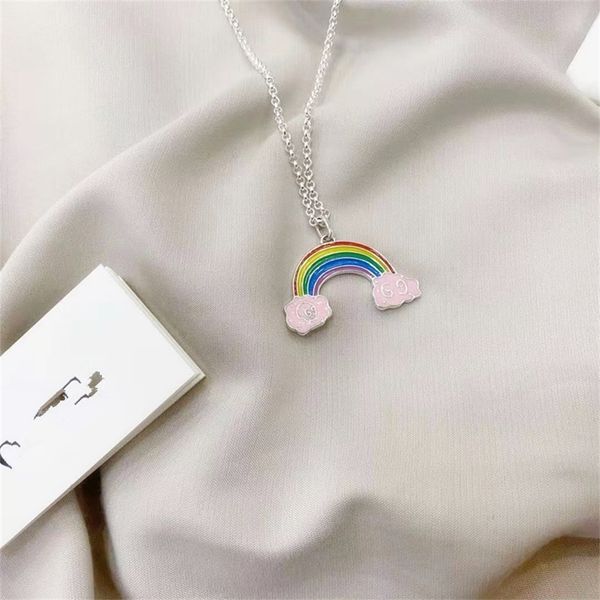 925 silver drop glue stereo rainbow pendant men's and women's necklaces sweater chain exclusive design jewel
925 silver drop glue stereo rainbow pendant men's and women's necklaces sweater chain exclusive design jewel