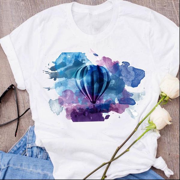 women graphic watercolor balloon printed fashion print clothing 90s clothes lady tees female t shirt womens t shirt, White
women graphic watercolor balloon printed fashion print clothing 90s clothes lady tees female t shirt womens t shirt, White
