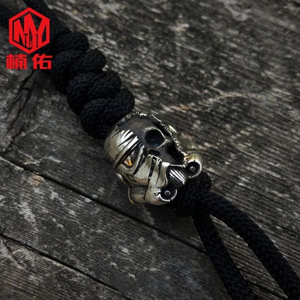 925 silver planet warrior knife beads hand-woven lanyard backpack keychain necklace paracord beads
925 silver planet warrior knife beads hand-woven lanyard backpack keychain necklace paracord beads