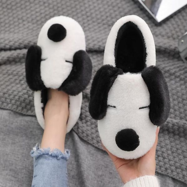 slippers cartoon dog indoor women men warm plush home floor shoes soft faux fur anti-slip black white lovers house sh452
slippers cartoon dog indoor women men warm plush home floor shoes soft faux fur anti-slip black white lovers house sh452