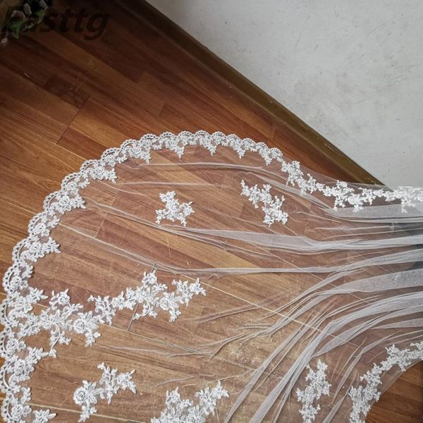 bridal veils 2021 real pos white/ivory veil appliqued mantilla velos de novia wedding long with comb accessories, Black
bridal veils 2021 real pos white/ivory veil appliqued mantilla velos de novia wedding long with comb accessories, Black