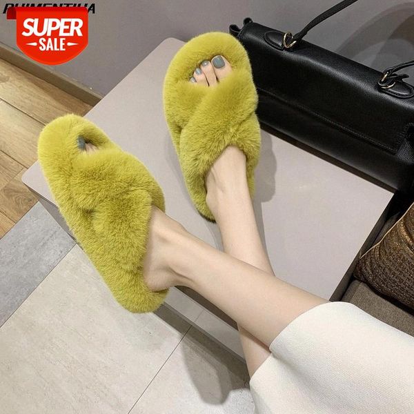 puimentiua women furry slippers ladies shoes cute plush fox hair fluffy sandals indoor home fur slippers winter warm slides #hq79, Black
puimentiua women furry slippers ladies shoes cute plush fox hair fluffy sandals indoor home fur slippers winter warm slides #hq79, Black