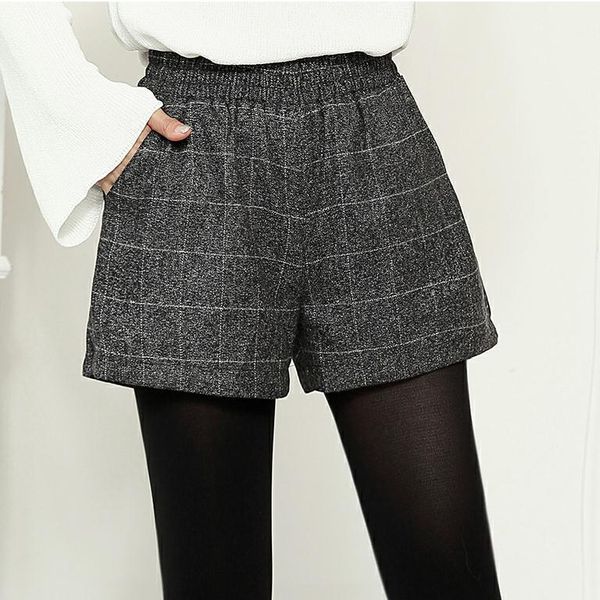women's shorts 2021 autumn winter women high waist woolen female slim thin wide leg plus size loose d68, White;black
women's shorts 2021 autumn winter women high waist woolen female slim thin wide leg plus size loose d68, White;black