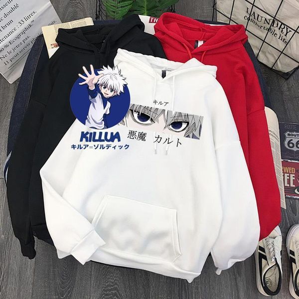 killua sweatshirts japanese anime hoodies hunter x hunter women pullovers hoodies zoldyck hisoka 90s hoody female hoodie, Black
killua sweatshirts japanese anime hoodies hunter x hunter women pullovers hoodies zoldyck hisoka 90s hoody female hoodie, Black