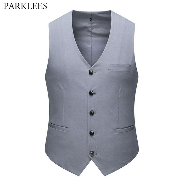 men's vests gray formal business suit vest men 2021 brand slim fit v neck sleeveless waistcoat mens single breasted tuxedo male 6xl, Black;white
men's vests gray formal business suit vest men 2021 brand slim fit v neck sleeveless waistcoat mens single breasted tuxedo male 6xl, Black;white