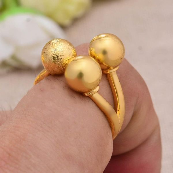 cluster rings annayoyo dubai france 24k bead round gold color for women twist african party wedding gifts gift, Golden;silver
cluster rings annayoyo dubai france 24k bead round gold color for women twist african party wedding gifts gift, Golden;silver