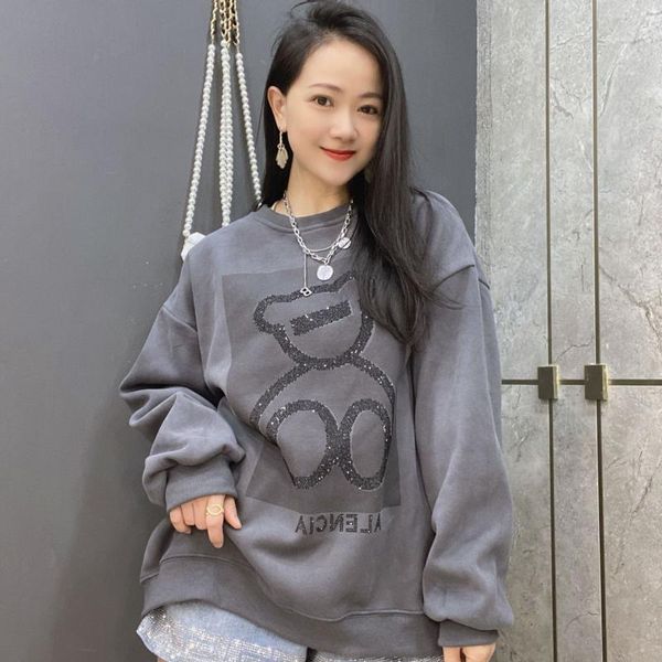 women's hoodies & sweatshirts women pattern with shiny rhinestones winter cozy fleece large size thick pullovers, Black
women's hoodies & sweatshirts women pattern with shiny rhinestones winter cozy fleece large size thick pullovers, Black