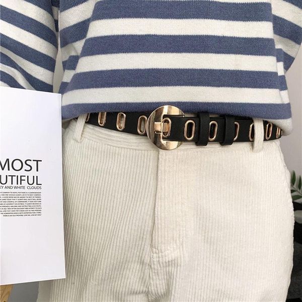 belts belt women's casual all-match leather full hole fashion pin buckle pant decoration, Black;brown
belts belt women's casual all-match leather full hole fashion pin buckle pant decoration, Black;brown