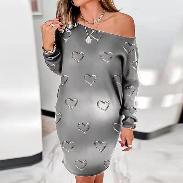 casual dresses women fashion dress autumn 3d love printing short skirt o-neck long sleeve loose vintage solid party, Black;gray
casual dresses women fashion dress autumn 3d love printing short skirt o-neck long sleeve loose vintage solid party, Black;gray