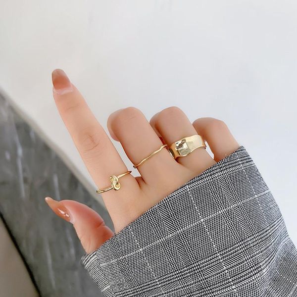 wedding rings fashion suits combination fold the female with irregular knot ring three-dimensional geometric metal tail offered, Slivery;golden
wedding rings fashion suits combination fold the female with irregular knot ring three-dimensional geometric metal tail offered, Slivery;golden