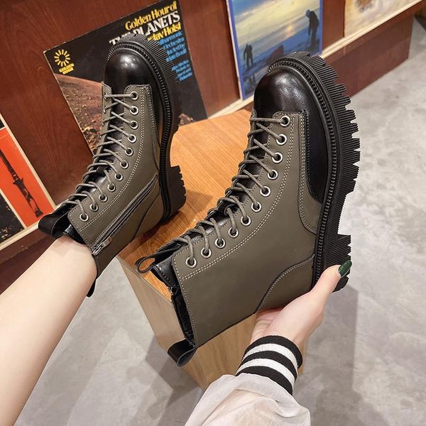 boots women's rubber shoes luxury designer zipper boots-women vogue flat heel round toe rain rock low fashion leather ladies, Black
boots women's rubber shoes luxury designer zipper boots-women vogue flat heel round toe rain rock low fashion leather ladies, Black