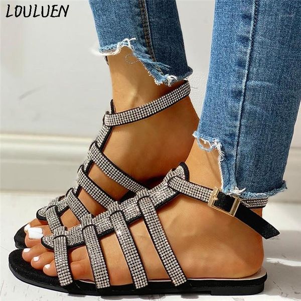 fashion women roman sandals dress shoes casual flat with beach slippers sandali sandalias mujer 2021 gift plataforma1, Black
fashion women roman sandals dress shoes casual flat with beach slippers sandali sandalias mujer 2021 gift plataforma1, Black
