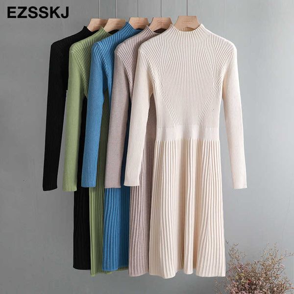elegant ol turtleneck slim long sweater dress women thick knit autumn winter dress female slim a-line basic dress casual 201102, Black;gray
elegant ol turtleneck slim long sweater dress women thick knit autumn winter dress female slim a-line basic dress casual 201102, Black;gray