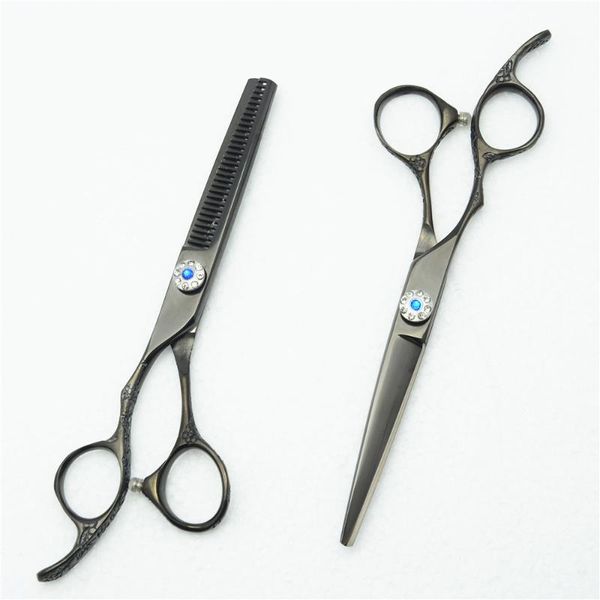 hair scissors 2pcs left hand 6'' customized logo black professional human hairdressing cutting shears + thinning c8002
hair scissors 2pcs left hand 6'' customized logo black professional human hairdressing cutting shears + thinning c8002