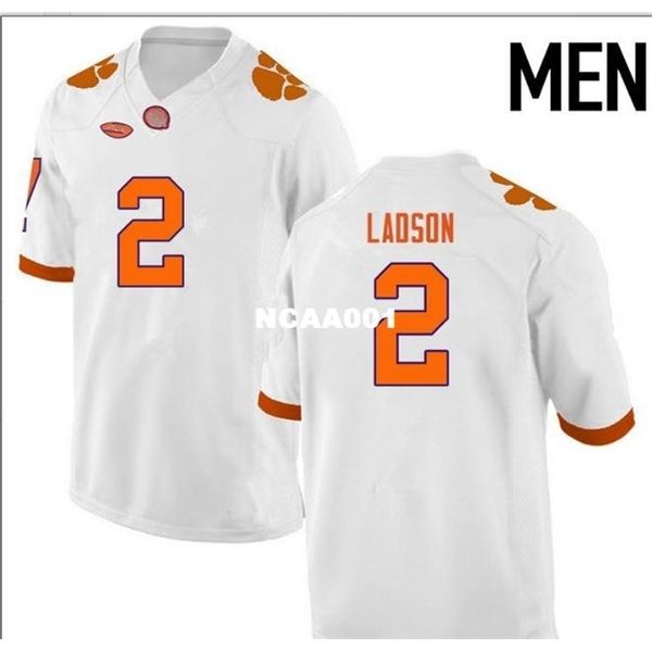 001 clemson tigers frank ladson #2 real full embroidery college jersey size s-4xl or custom any name or number jersey, Black 
001 clemson tigers frank ladson #2 real full embroidery college jersey size s-4xl or custom any name or number jersey, Black