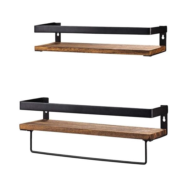 bathroom storage shelf wall mounted set of 2,rustic wood floating shelves with removable towel bar,perfect for kitchen, bathroom
bathroom storage shelf wall mounted set of 2,rustic wood floating shelves with removable towel bar,perfect for kitchen, bathroom