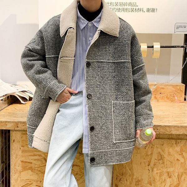 2021 new male winter in wool weighed cotton-padded youth coats loose long casual parkas lamb snowjackets m-2xl bo09, Black;brown
2021 new male winter in wool weighed cotton-padded youth coats loose long casual parkas lamb snowjackets m-2xl bo09, Black;brown