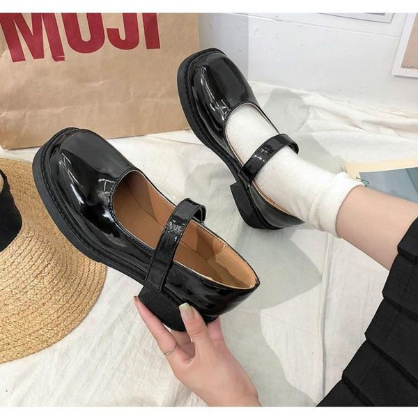 dress shoes low heels women mary janes pumps elegant shallow woman casual office lady autumn lolita zapatos mujer, Black 
dress shoes low heels women mary janes pumps elegant shallow woman casual office lady autumn lolita zapatos mujer, Black