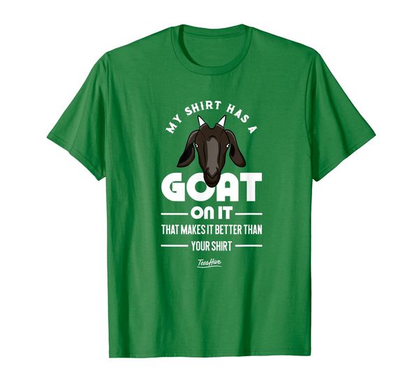 My Shirt Has A Goat On It Goat Lover Funny Goat Farmer Shirt, Mainly pictures